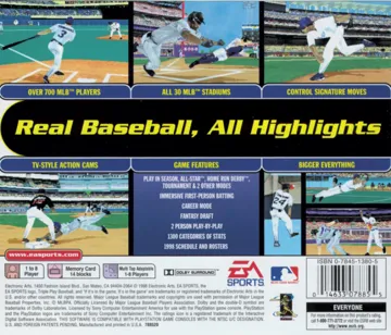 Triple Play 99 (US) box cover back